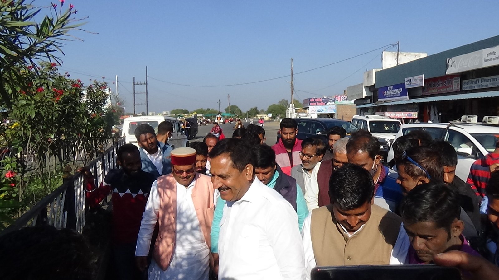 nagda-news-ujjain-mp-anil-ferozia-inspected-the-site-of-the-statue