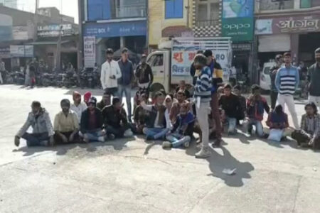 bhim-army-in-ujjain-demanding-installation-of-ambedkar-statue