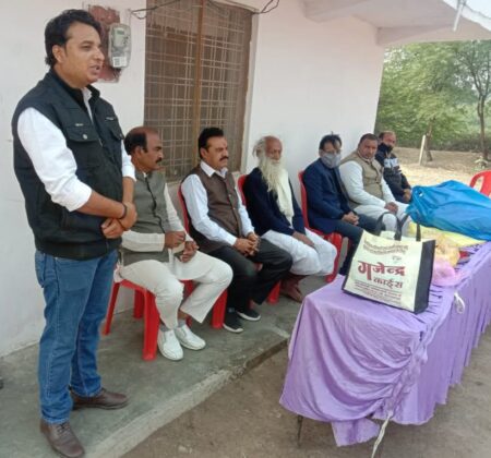 in-nagda-kshatriya-mahasabha-worshiped-cow-mother-on-new-year