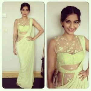 Unique-Pattern-Transparent-Blouse-Design