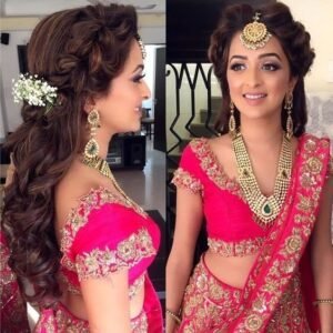 hairstyle-suggestions-to-pair-with-lehenga-choli