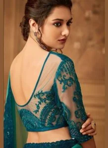 Embroidered-Transparent-Back-Blouse-Design