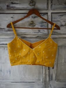 15-beautiful-yellow-blouse-designs
