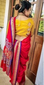 15-beautiful-yellow-blouse-designs