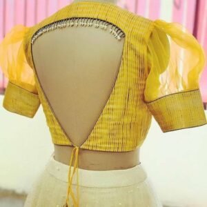 15-beautiful-yellow-blouse-designs