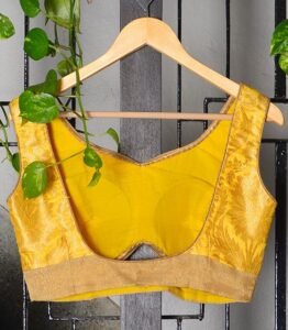 15-beautiful-yellow-blouse-designs