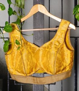 15-beautiful-yellow-blouse-designs