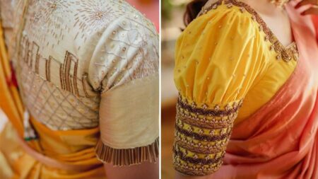 देखिये ब्लाउज़ स्लीव के स्टाइलिश नए डिजाइन blouse-sleeves-15-modern-styles