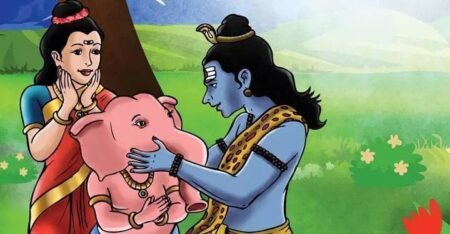 गणेश जी पर हाथी का ही सर क्यों लगाया गया | How Ganesha Got his Elephant Head In Hindi