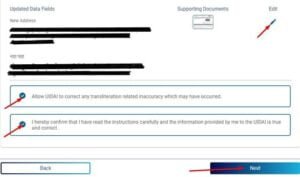 aadhar card new address change preview