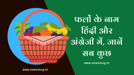 All Fruits Name in Hindi and English