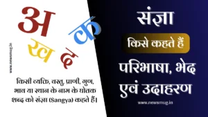 संज्ञा किसे कहते हैं – परिभाषा, भेद एवं उदाहरण — News Mug sangya-kise-kahate-hain