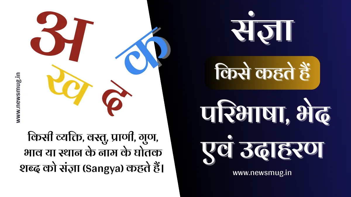 संज्ञा किसे कहते हैं – परिभाषा, भेद एवं उदाहरण — News Mug sangya-kise-kahate-hain