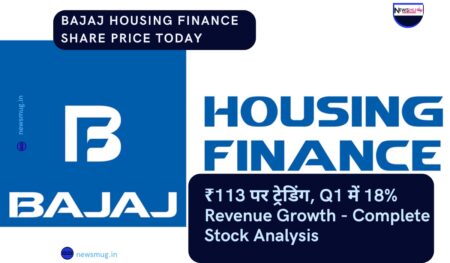 Bajaj Housing Finance Share Price Today: ₹113 पर ट्रेडिंग, Q1 में 18% Revenue Growth – Complete Stock Analysis Bajaj Housing Finance Share Price