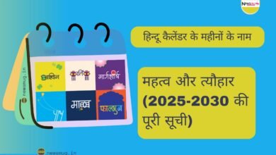 हिन्दू कैलेंडर के महीनों के नाम