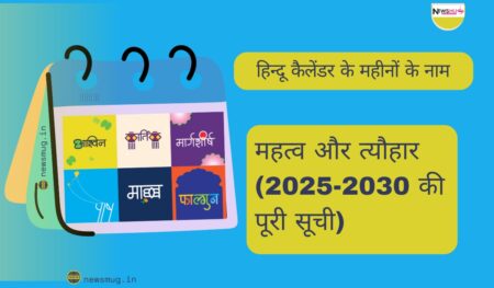 हिन्दू कैलेंडर के महीनों के नाम