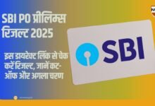 how to check sbi po prelims result 2025 online