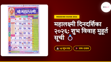 Mahalaxmi Dindarshika 2026 Vivah Muhurat