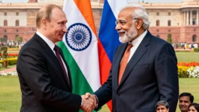 राष्ट्रपति पुतिन भारत दौरे पर