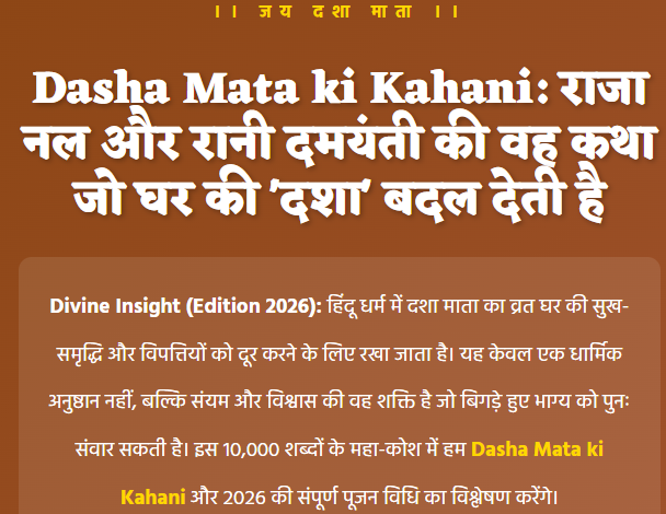 Dasha Mata ki Kahani