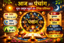 आज का पंचांग