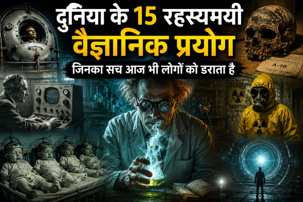 दुनिया के 15 रहस्यमयी वैज्ञानिक प्रयोग