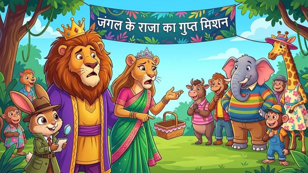 जंगल के राजा का गुप्त मिशन: जब रानी का खाना हुआ चोरी! जंगल के राजा का गुप्त मिशन: जब रानी का खाना हुआ चोरी!