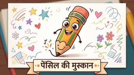 पेंसिल की मुस्कान: छोटी पेंसिल की बड़ी और प्यारी सीख! पेंसिल की मुस्कान: छोटी पेंसिल की बड़ी और प्यारी सीख!