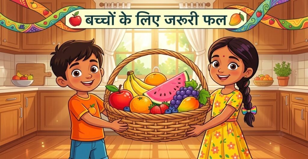 बच्चों के लिए जरूरी फल: सेहत और दिमाग चमकाने वाले 5 जादुई फल!