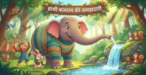 हाथी बलराम की समझदारी: जब सुंदरवन को सूखे से बचाया!