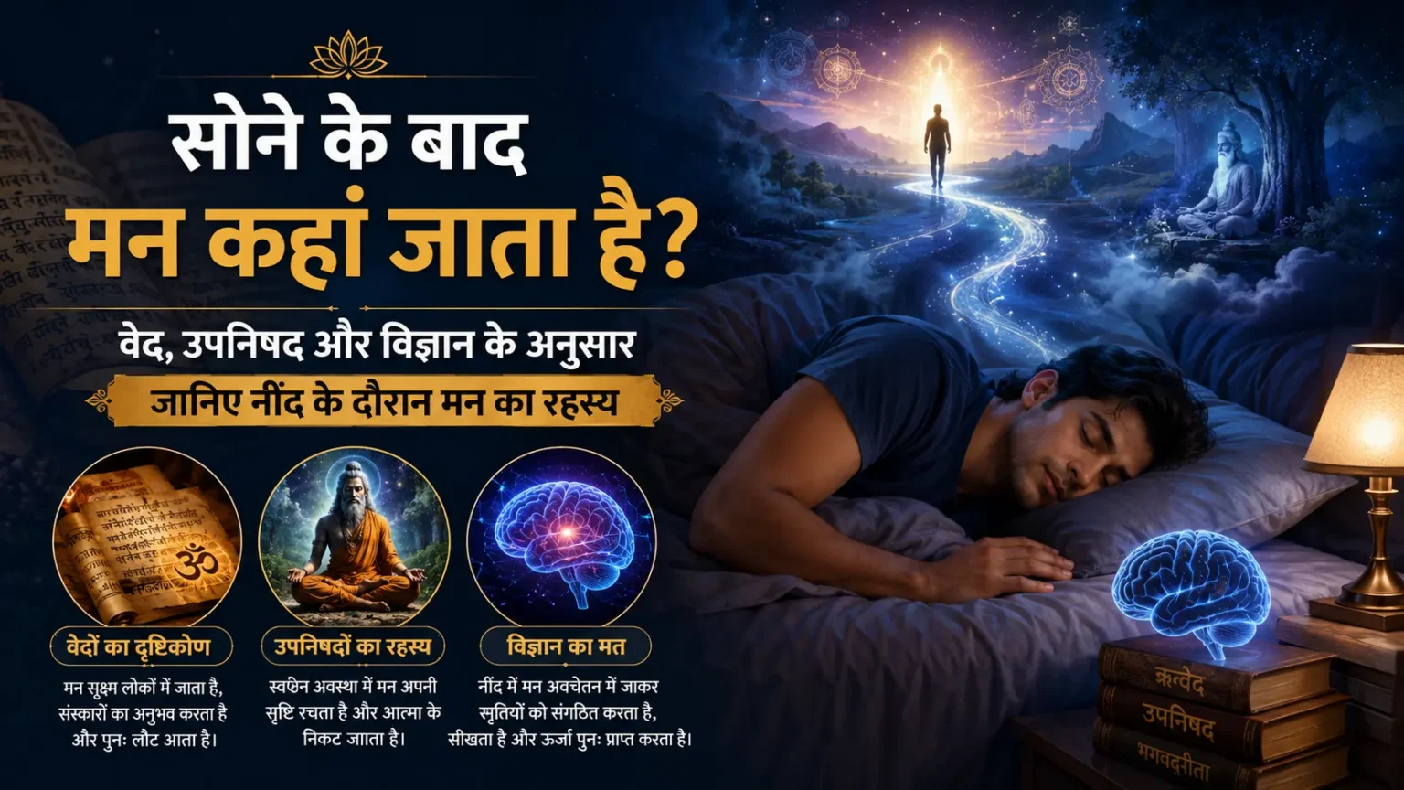 सोने के बाद मन कहां जाता है? वेद और विज्ञान का जवाब सोने के बाद मन कहां जाता है? वेद और विज्ञान का जवाब
