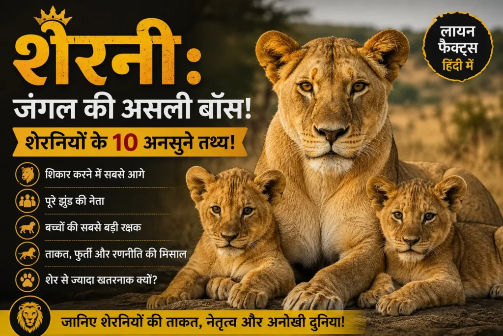 शेरनी कैसे चलाती है पूरे झुंड का राज? जानिए 10 चौंकाने वाले तथ्य