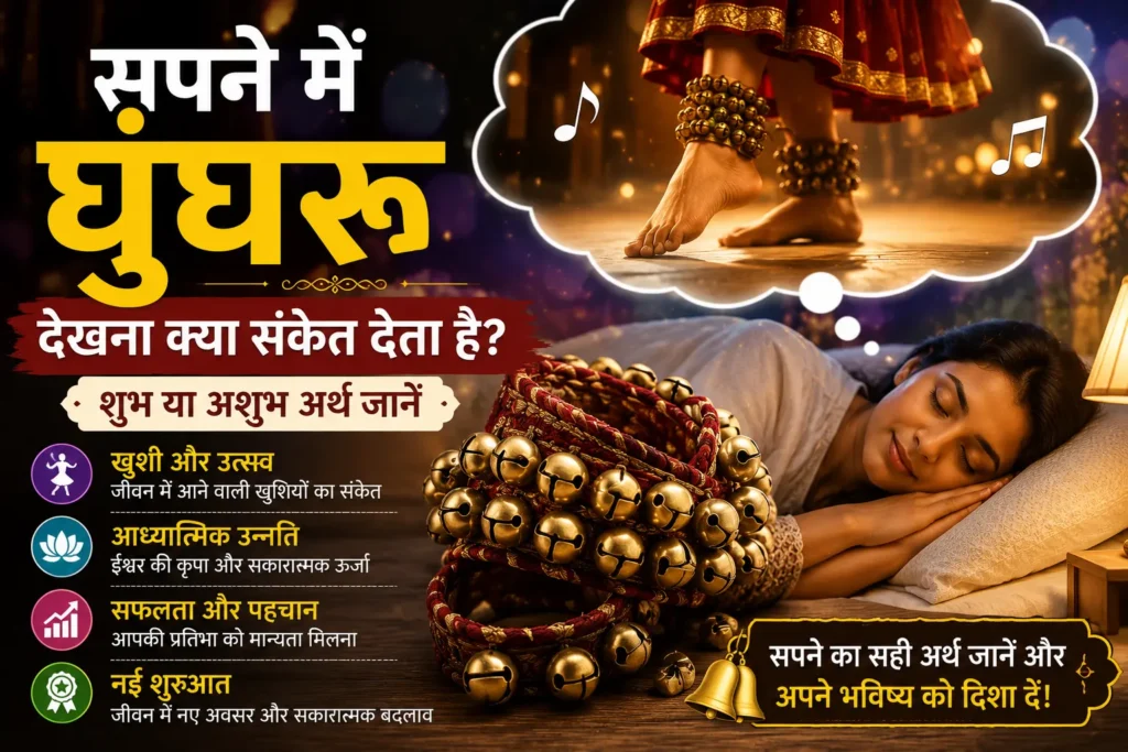 सपने में घुंघरू देखना क्या संकेत देता है? जानें शुभ या अशुभ अर्थ