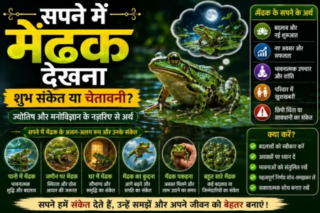 सपने में मेंढक देखना क्या संकेत देता है? जानिए शुभ-अशुभ अर्थ और पूरा मतलब