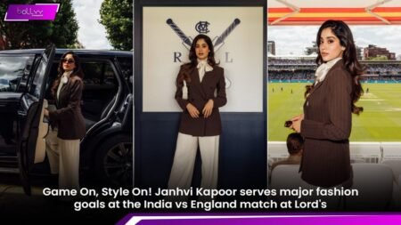 Game On, Style On! Janhvi Kapoor serves major fashion goals at the India vs England match at Lord’s Game On, Style On! Janhvi Kapoor serves major fashion goals at the India vs England match at Lord's
