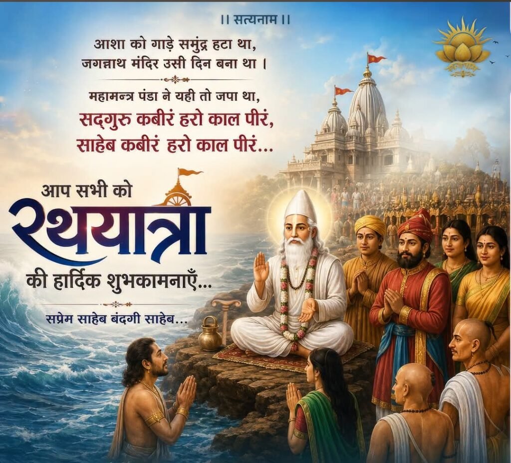 जगन्नाथ मंदिर और कबीर साहेब का रहस्य: ‘आशा को गाड़े समुंद्र हटा था’ पद का वास्तविक अर्थ जगन्नाथ मंदिर और कबीर साहेब का रहस्य