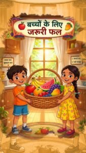 बच्चों के लिए जरूरी फल: सेहत और दिमाग चमकाने वाले 5 जादुई फल!