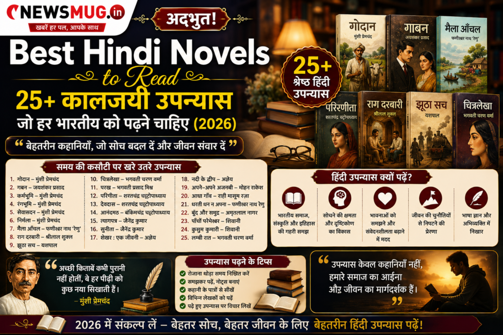 Best Hindi Novels to Read