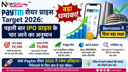 Paytm Share Price Target 2026: बड़ा धमाका! पहली बार IPO प्राइस के पार जाने का अनुमान, Bernstein ने दिया बड़ा लक्ष्य Paytm Share Price Target 2026
