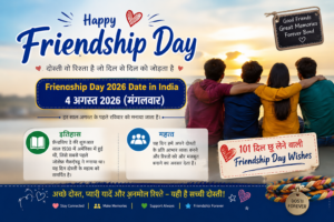 Friendship Day 2026 Date in India