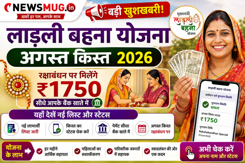 Ladli Behna Yojana August Installment 2026