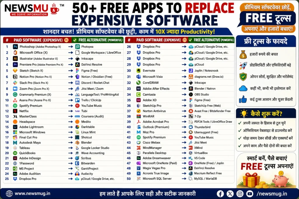 Free Apps to Replace Expensive Software
