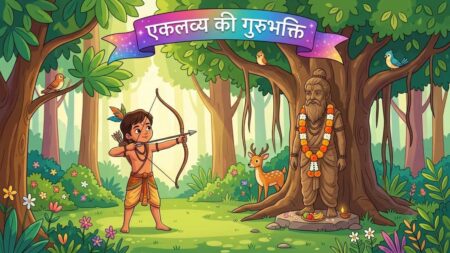 एकलव्य की गुरुभक्ति: जानिए निष्ठा और लगन की यह अमर कहानी! एकलव्य की गुरुभक्ति: जानिए निष्ठा और लगन की यह अमर कहानी!