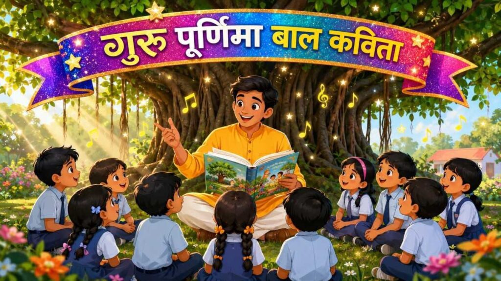गुरु पूर्णिमा पर बाल कविता: जानिए गुरु के ज्ञान का अनमोल उजाला! गुरु पूर्णिमा पर बाल कविता: जानिए गुरु के ज्ञान का अनमोल उजाला!