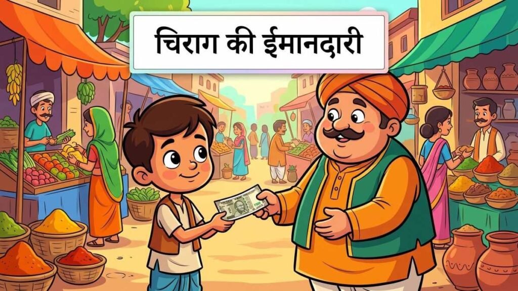 चिराग की ईमानदारी: बच्चों के लिए प्रेरणादायक बाल कहानी! चिराग की ईमानदारी: बच्चों के लिए प्रेरणादायक बाल कहानी!