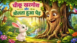 चीकू खरगोश और बोलता हुआ पेड़: बच्चों की रोचक जंगल कहानी