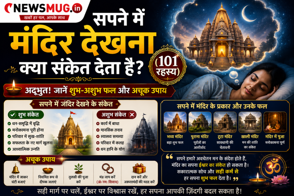 सपने में मंदिर देखना