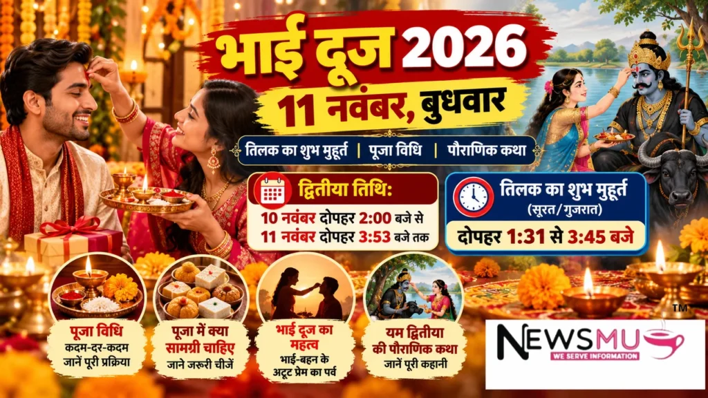 bhai dooj 2026 kab hai